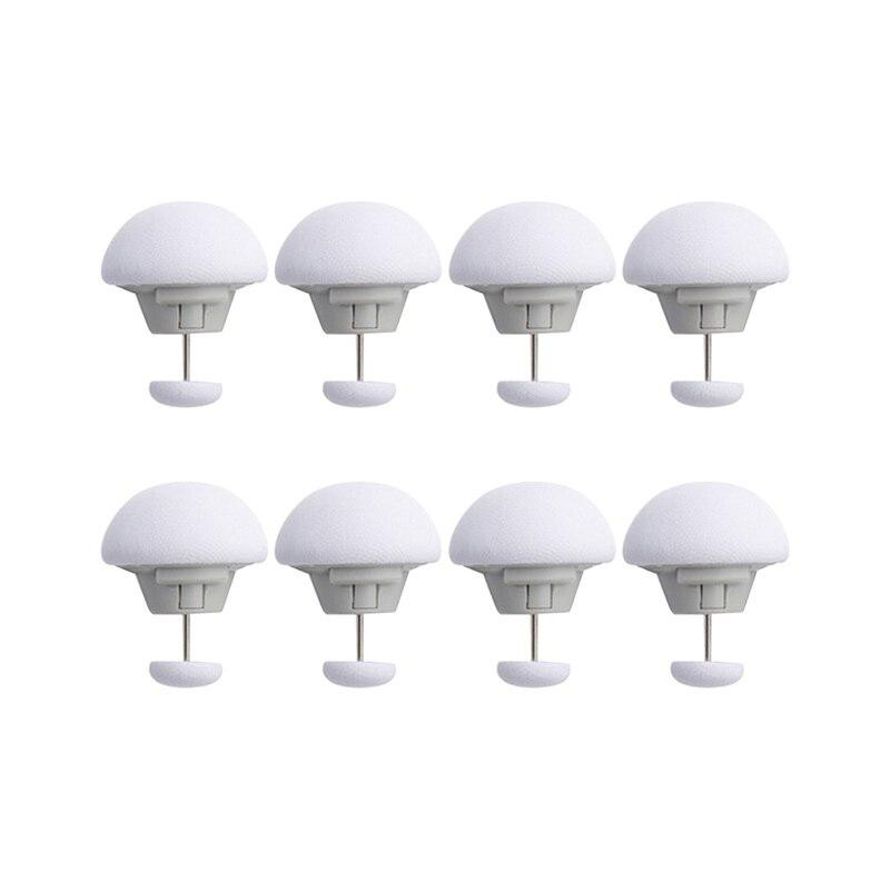 Fastening device for sheets - 8 pcs - white