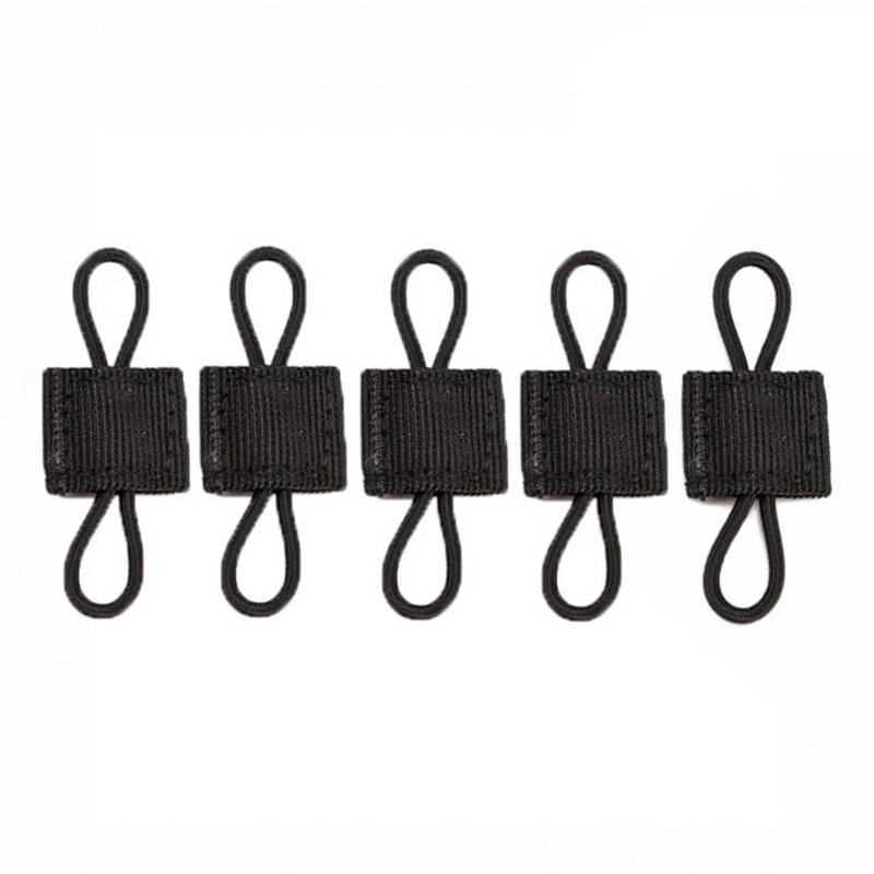 Fastener for backpack - 5 pcs - black