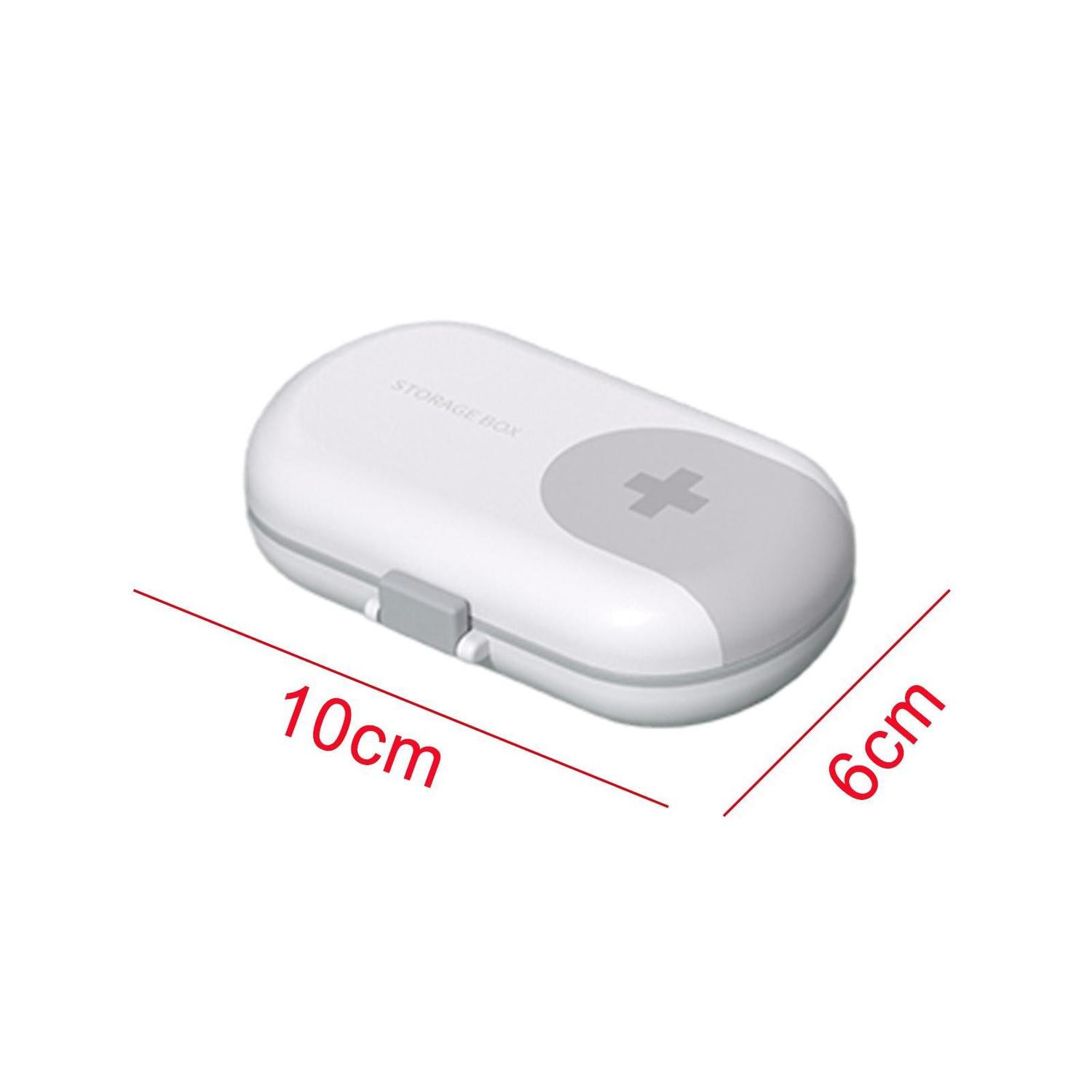 Pill box - gray - small size