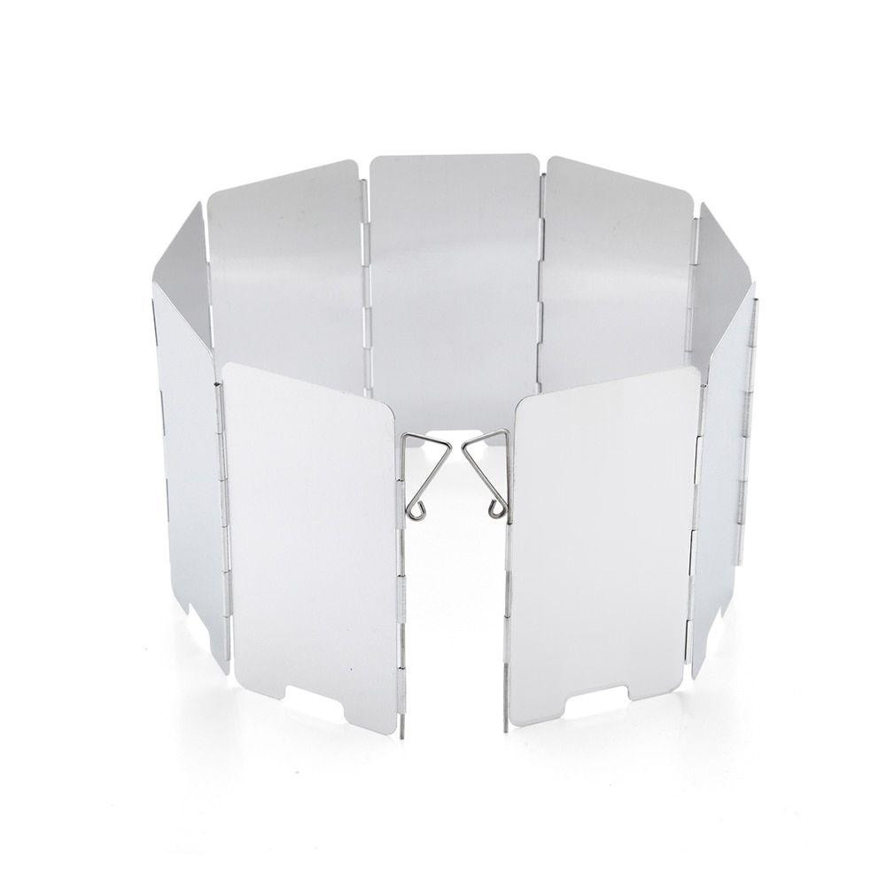 Folding windshield for gas kitchen
