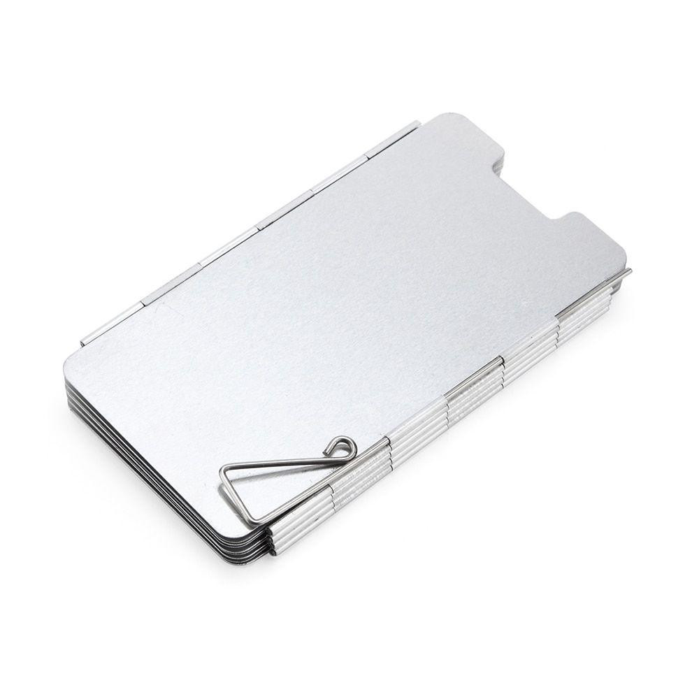 Folding windshield for gas kitchen