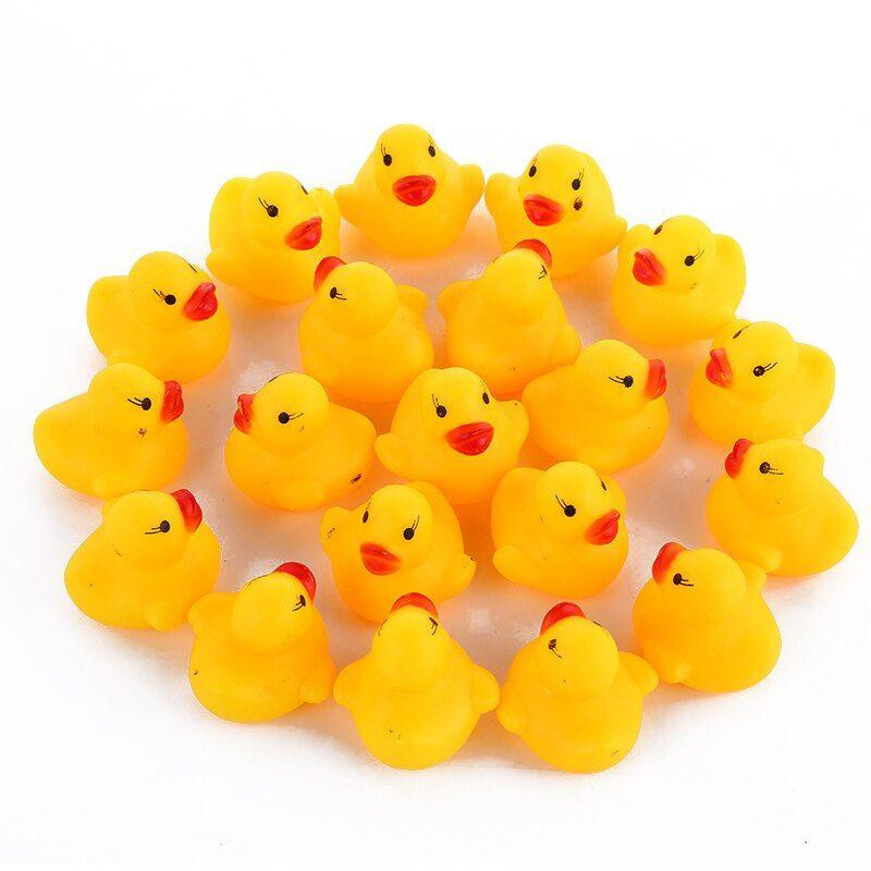 Piepende Badeenten – 10er-Pack