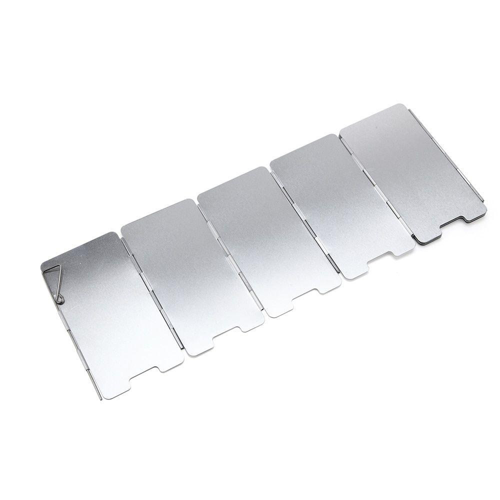 Folding windshield for gas kitchen