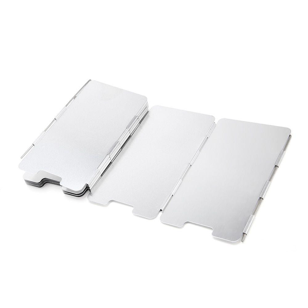 Folding windshield for gas kitchen