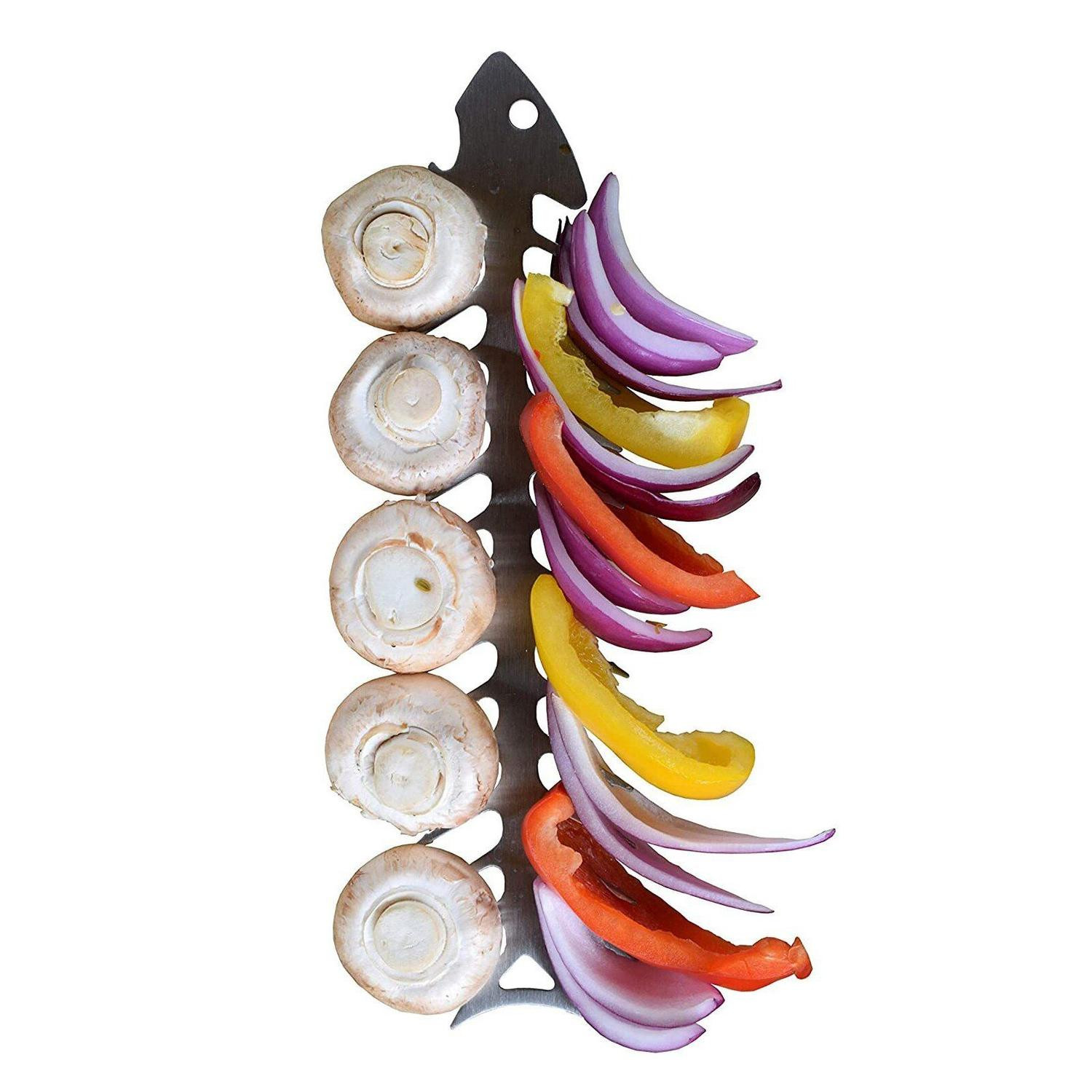 Grillspieße - Fischskelett - Edelstahl