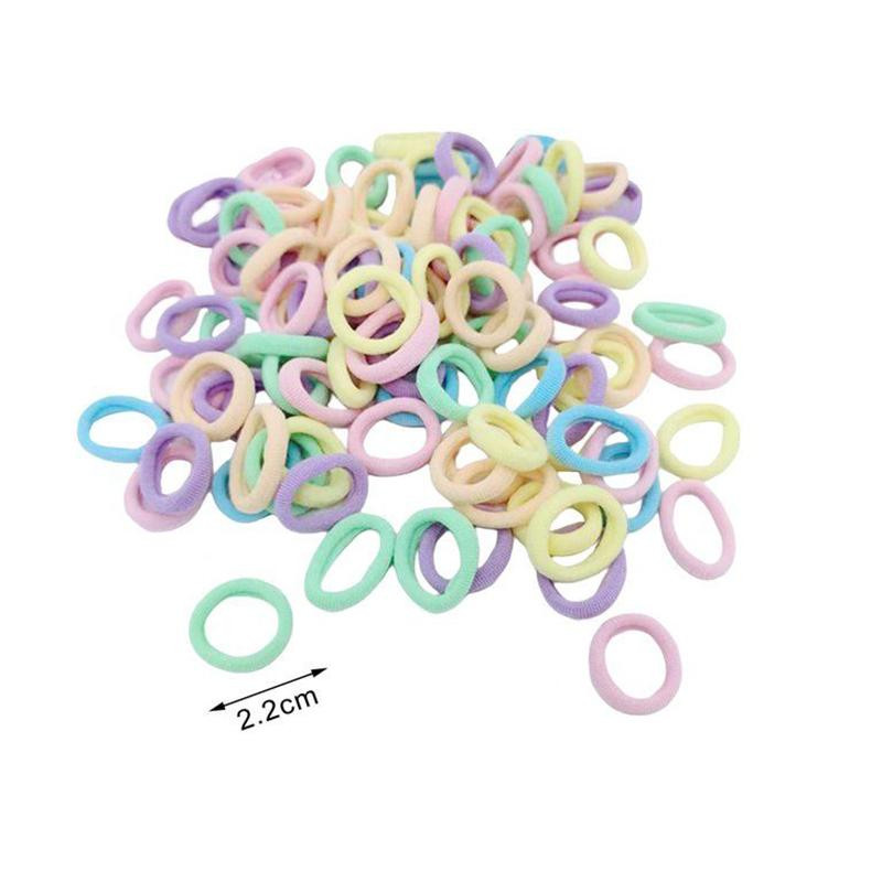 Cordoncini per capelli - pastello - 50 pz