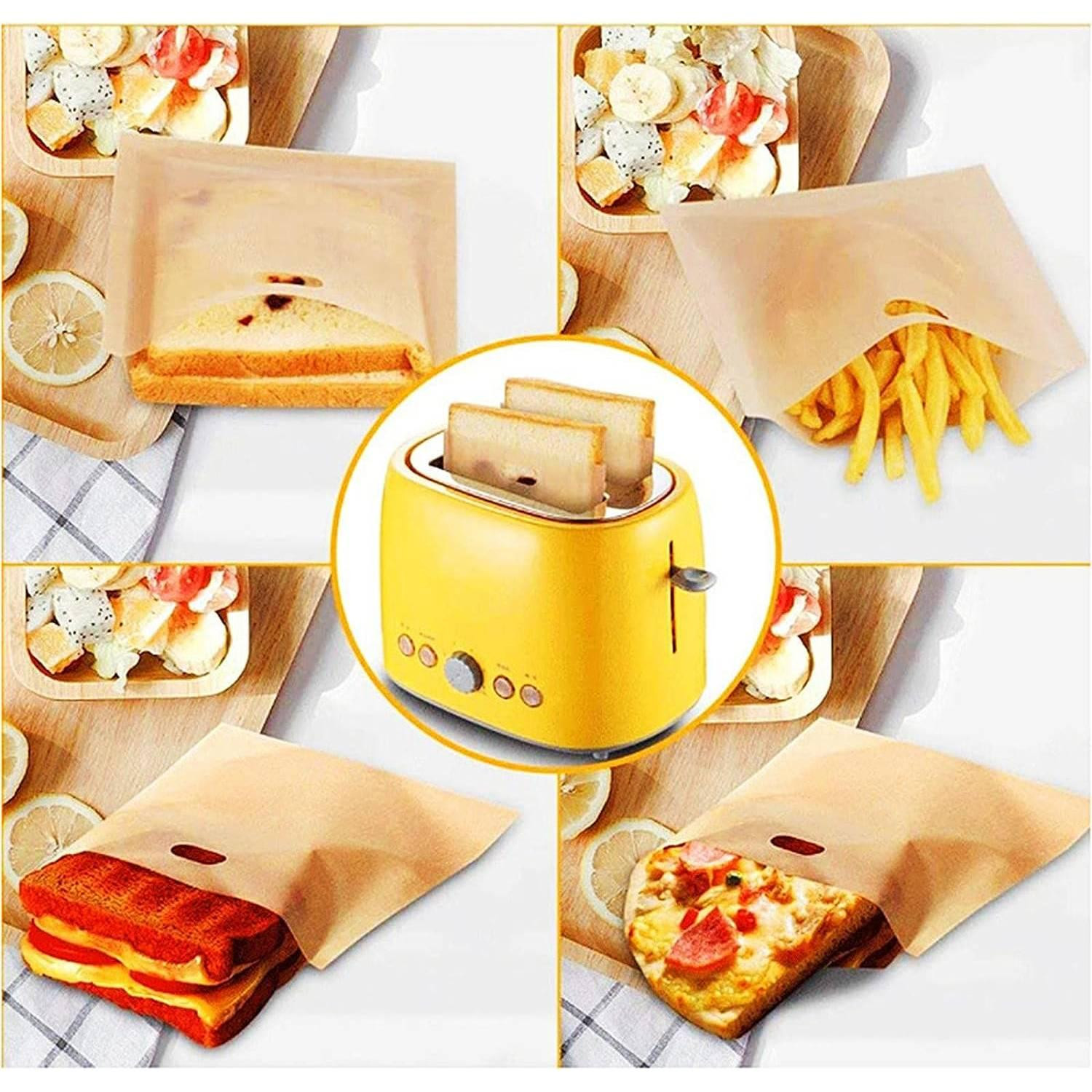 Buste per toast - riutilizzabili - 10 pz