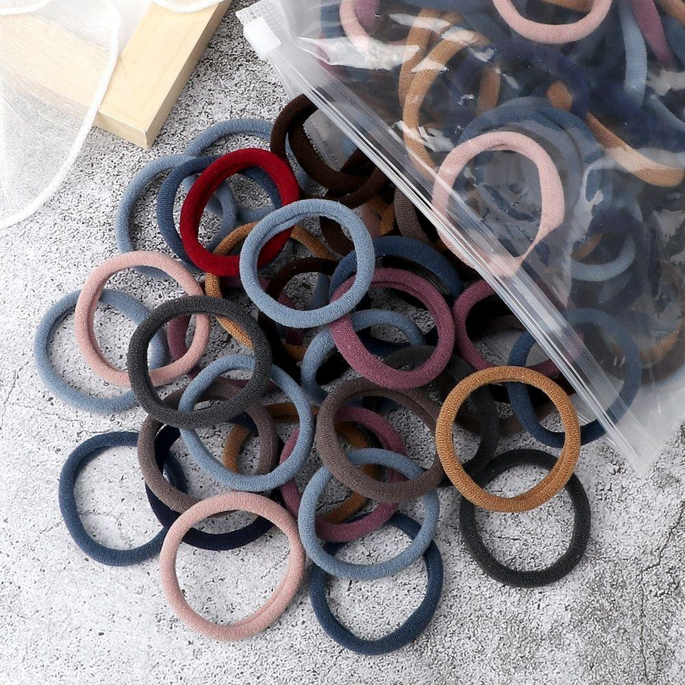 Cordoncini per capelli - neri - 50 pz