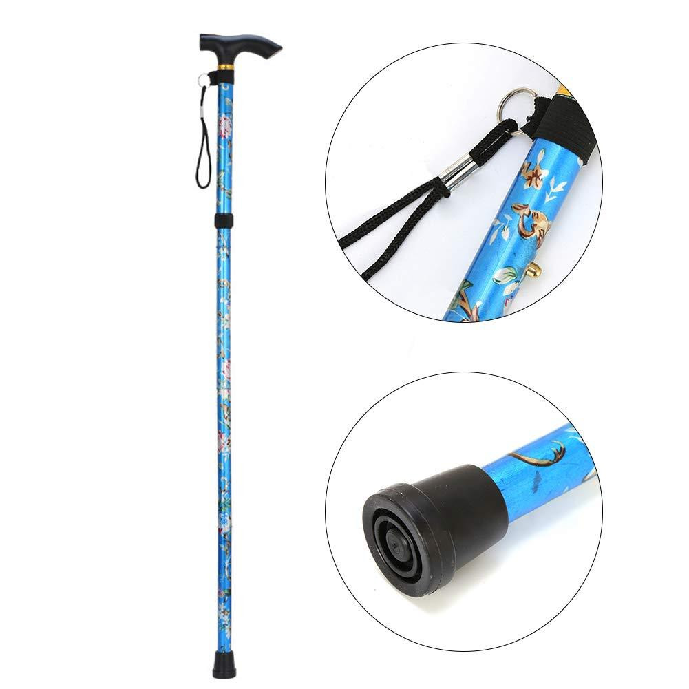 Foldable stick - blue - adjustable - 81–92 cm