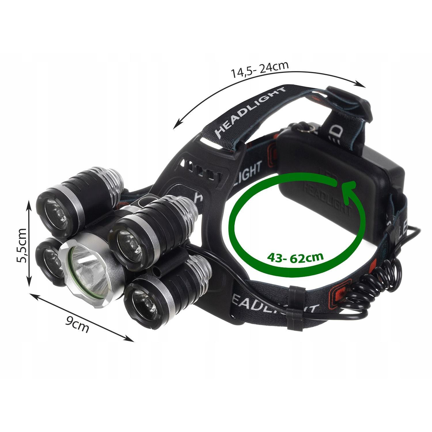 Faro anteriore: 5 LED