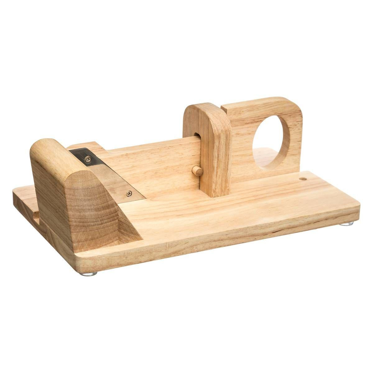 Vleessnijmachine - handmatig - hout