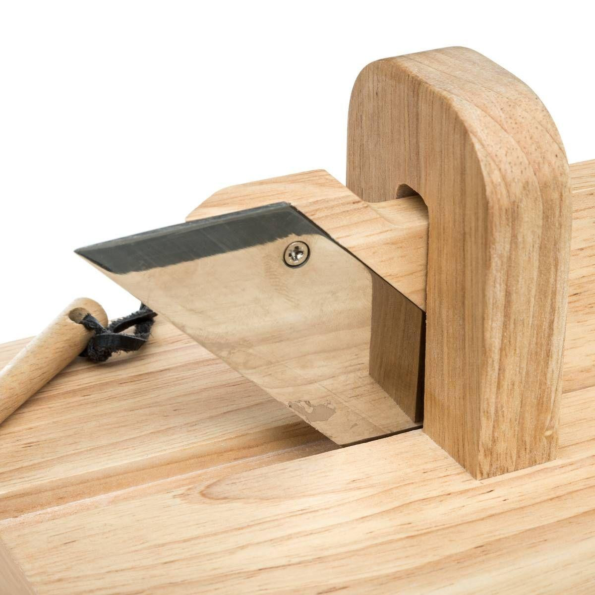 Cortadora de carne - manual - madera