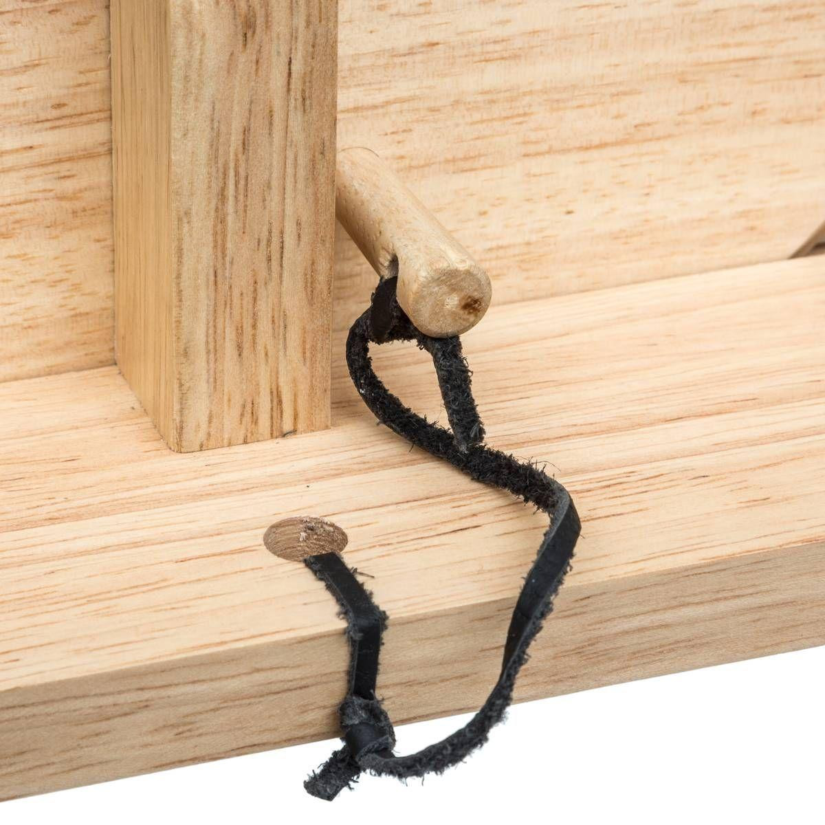 Vleessnijmachine - handmatig - hout