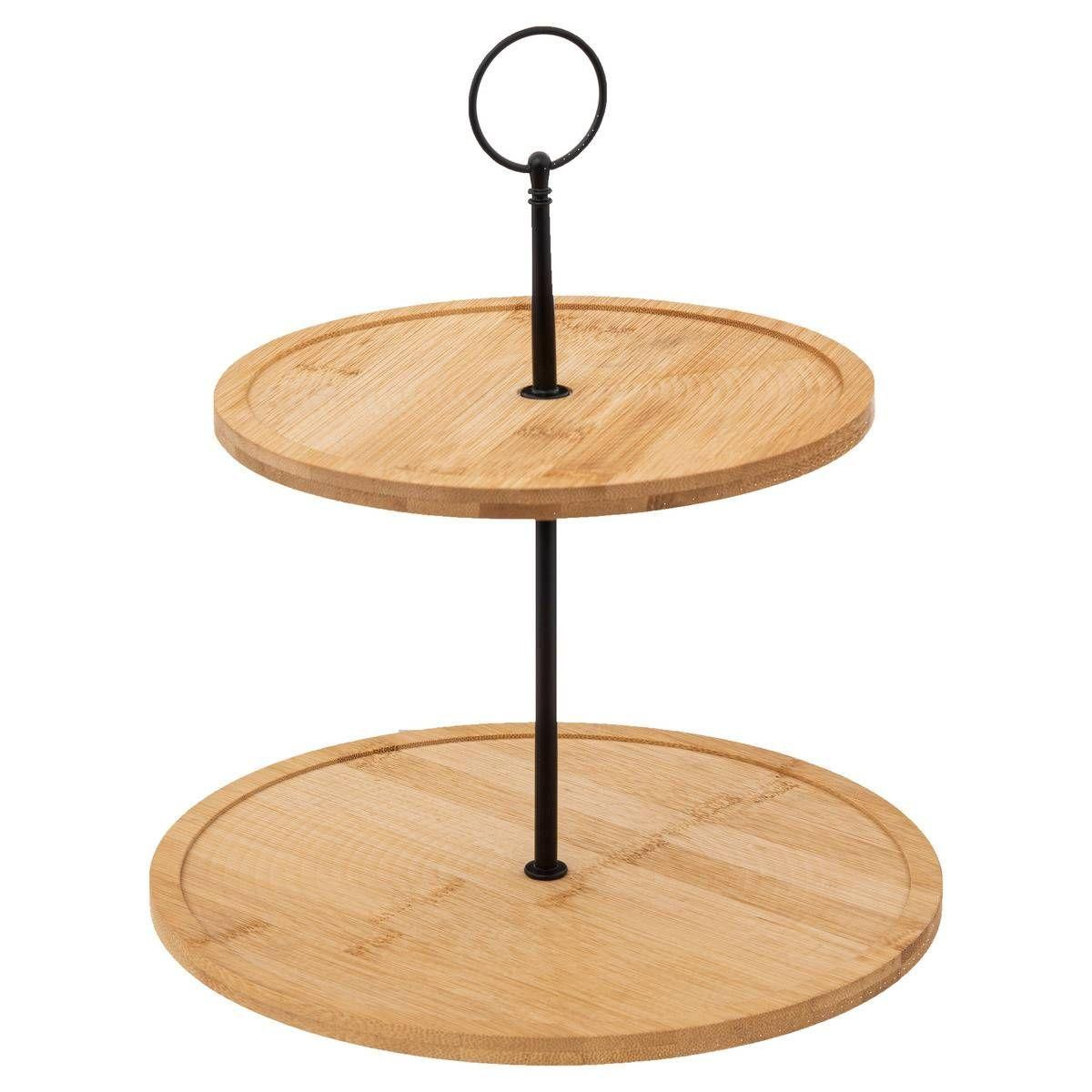 Serving rack - Bamboo - 2 plane