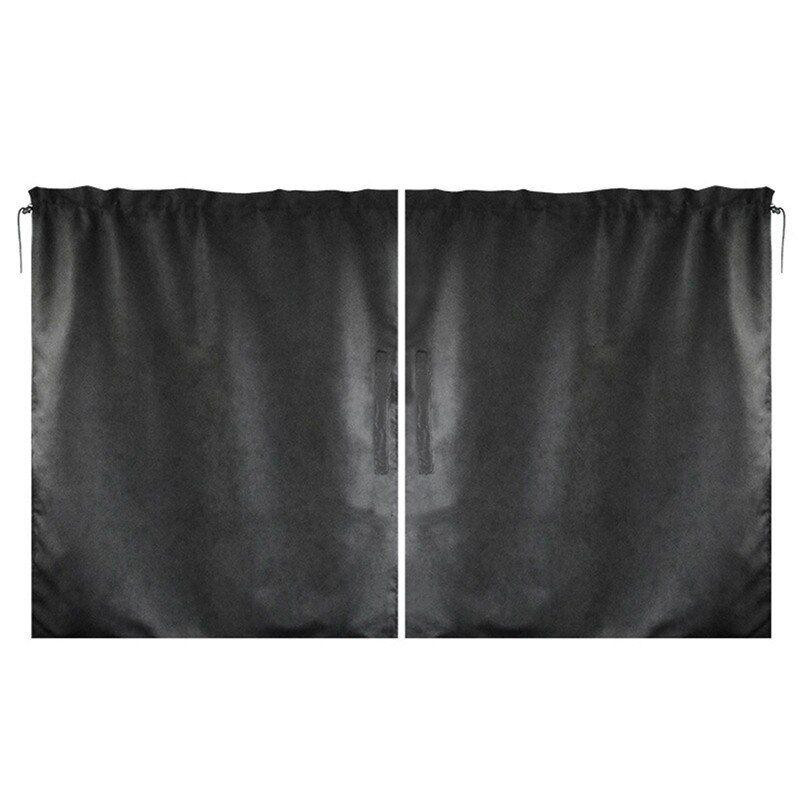 Curtains for car - separator - black - 2 -pack