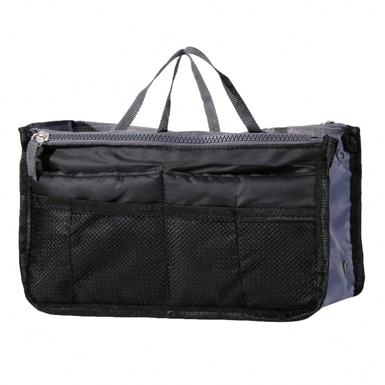 Bag input with smart storage compartment - black