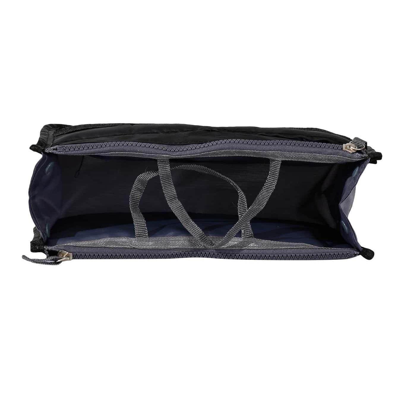 Bag input with smart storage compartment - black
