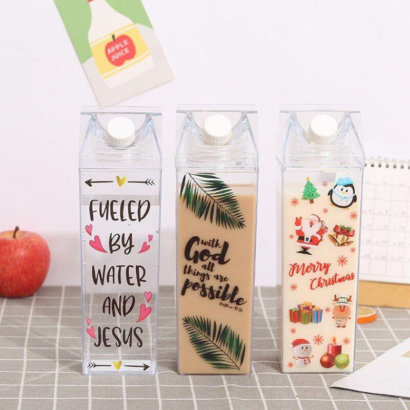 Plastikflasche - Milchkarton - 1000 ml