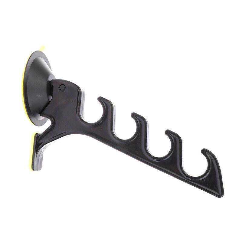 Rod holder for car - suction cup function