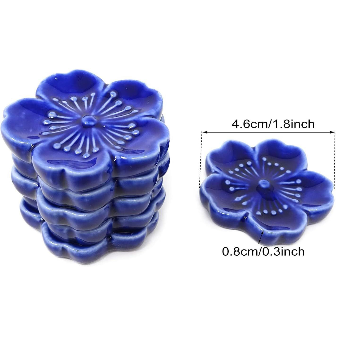 Flower -shaped choppin support - blue - 2 pcs