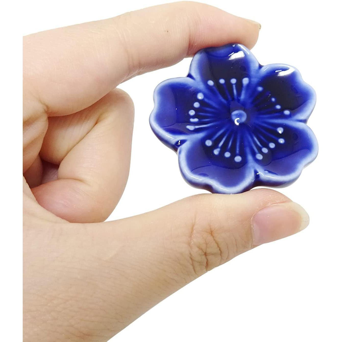 Flower -shaped choppin support - blue - 2 pcs