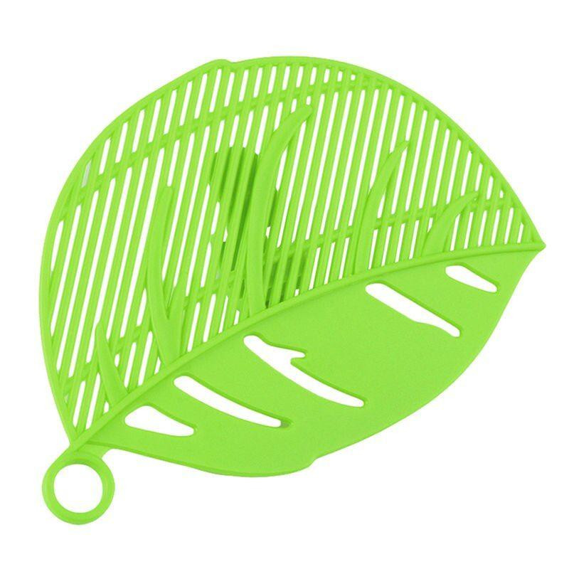 Leaf -shaped kitchen utensils for abandoning - green