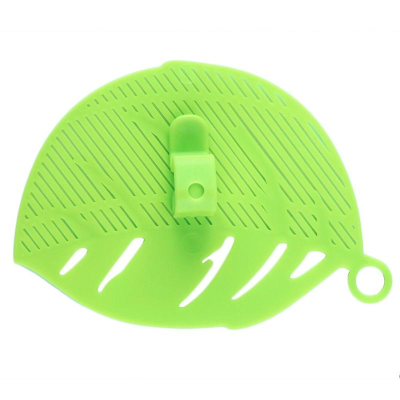 Leaf -shaped kitchen utensils for abandoning - green