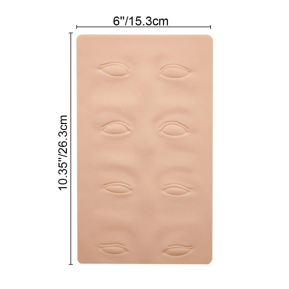 Hoja de ejercicios para microblading - 3D - silicona