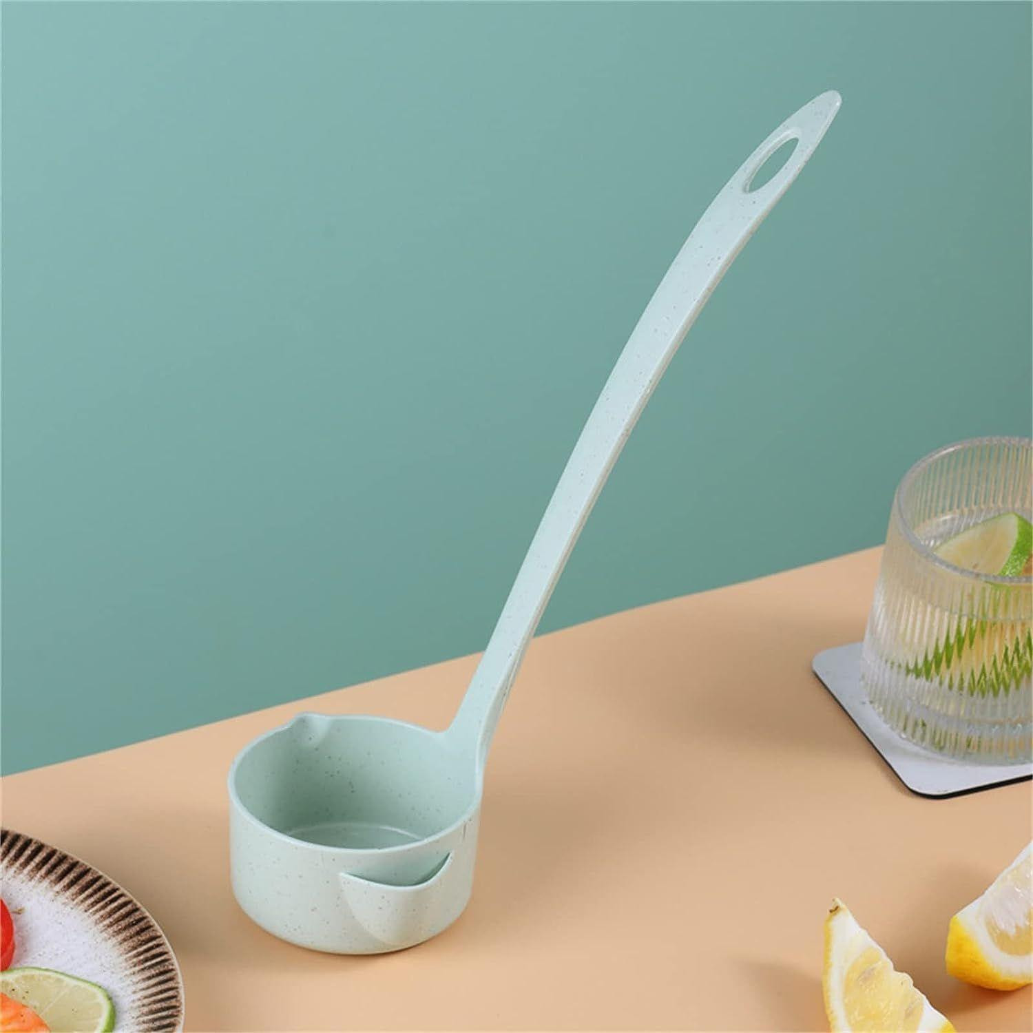 Oil separator - spoon - degradable plastic - green