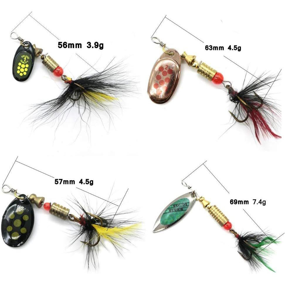 Boîte de 10 wobblers - différents modèles