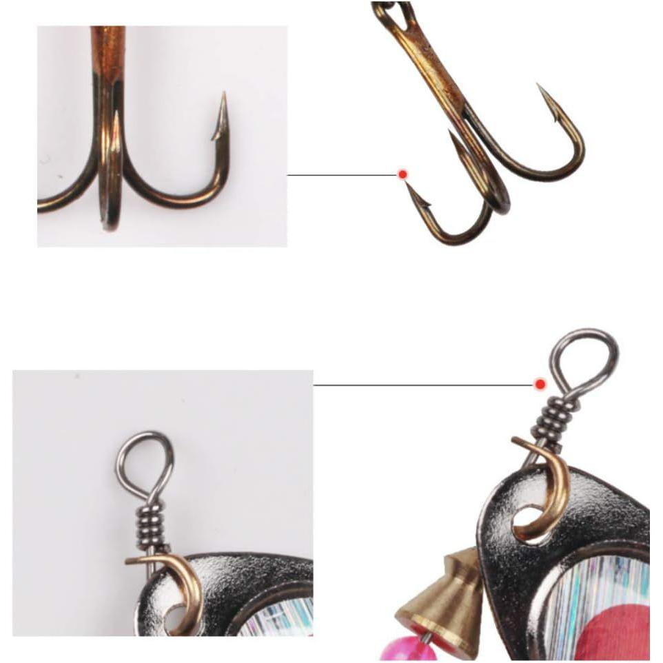 Caixa com 10 wobblers - designs diferentes