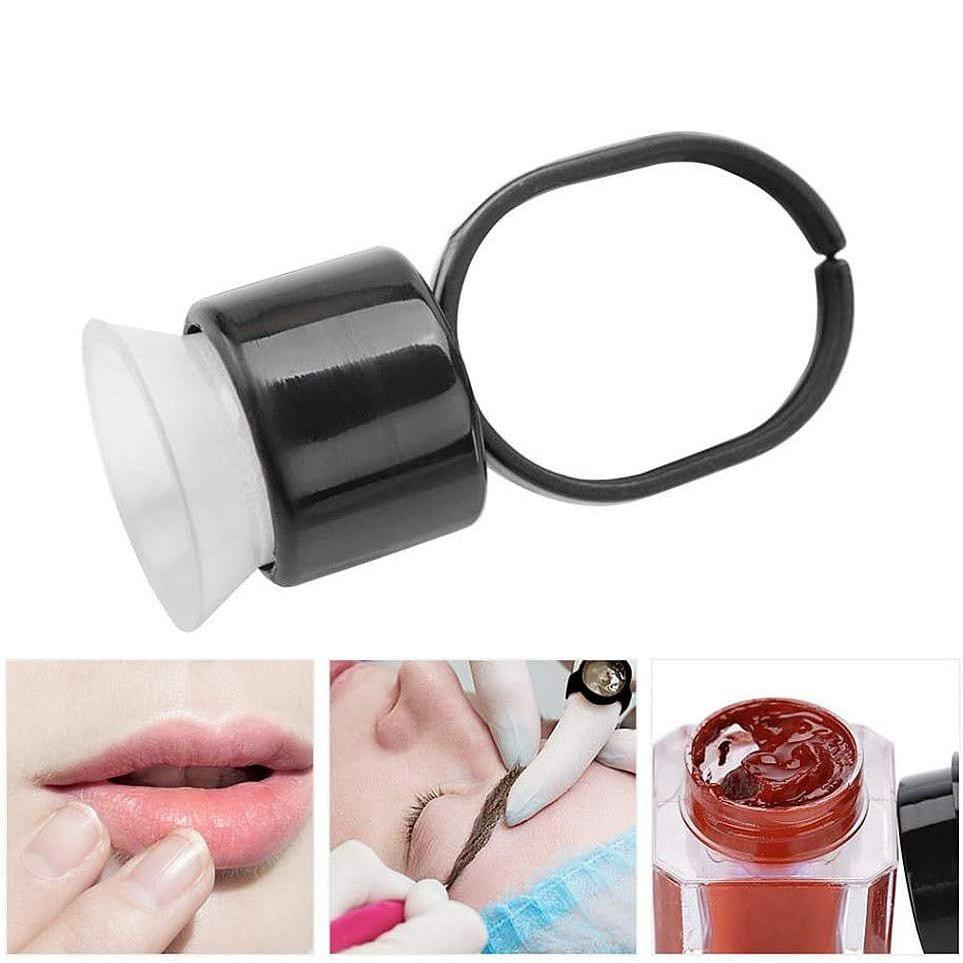 Ink cup - microblading - finger ring - 20 pcs