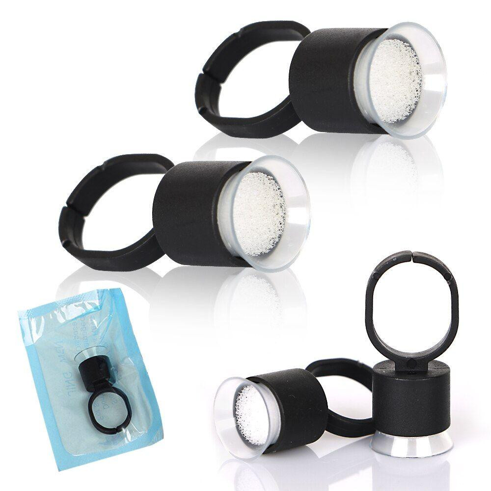 Ink cup - microblading - finger ring - 20 pcs
