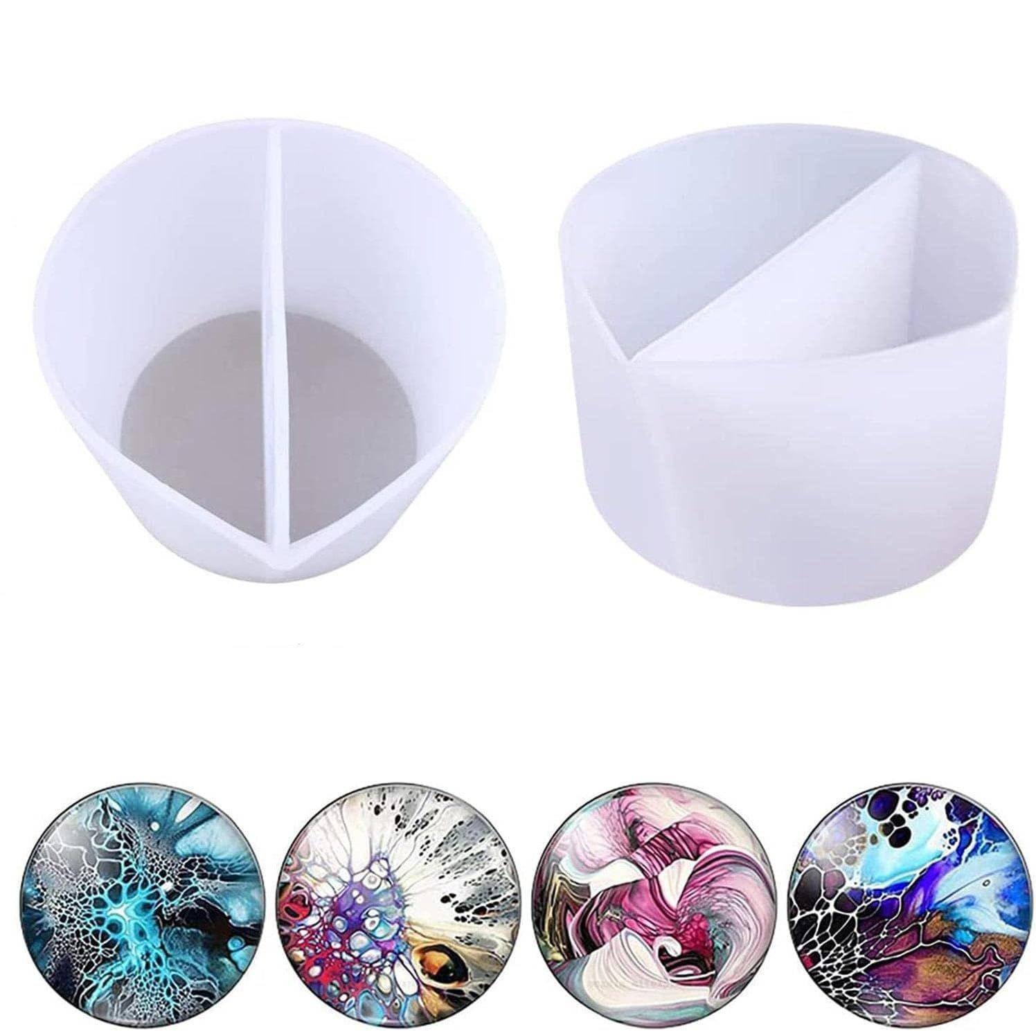 Acrylic Pouring tools - Silicone - 2 colors