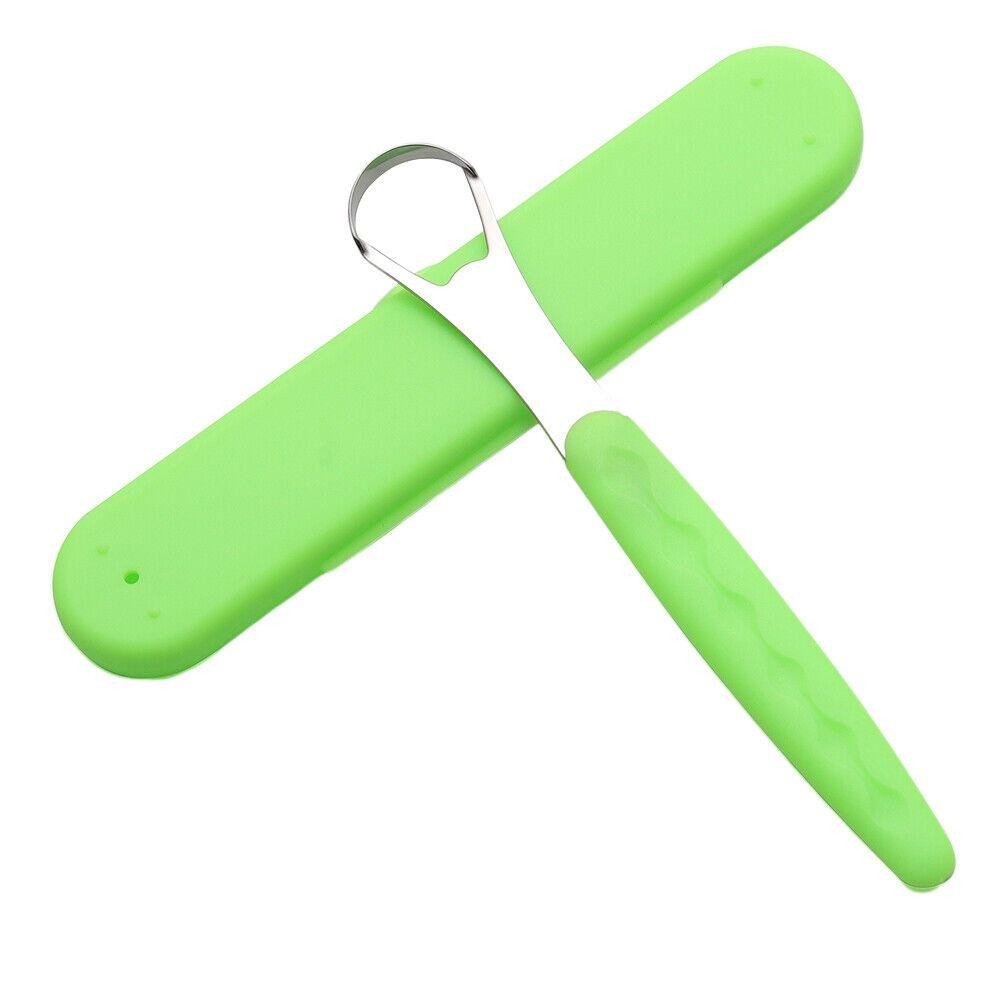 Tongschraper met etui