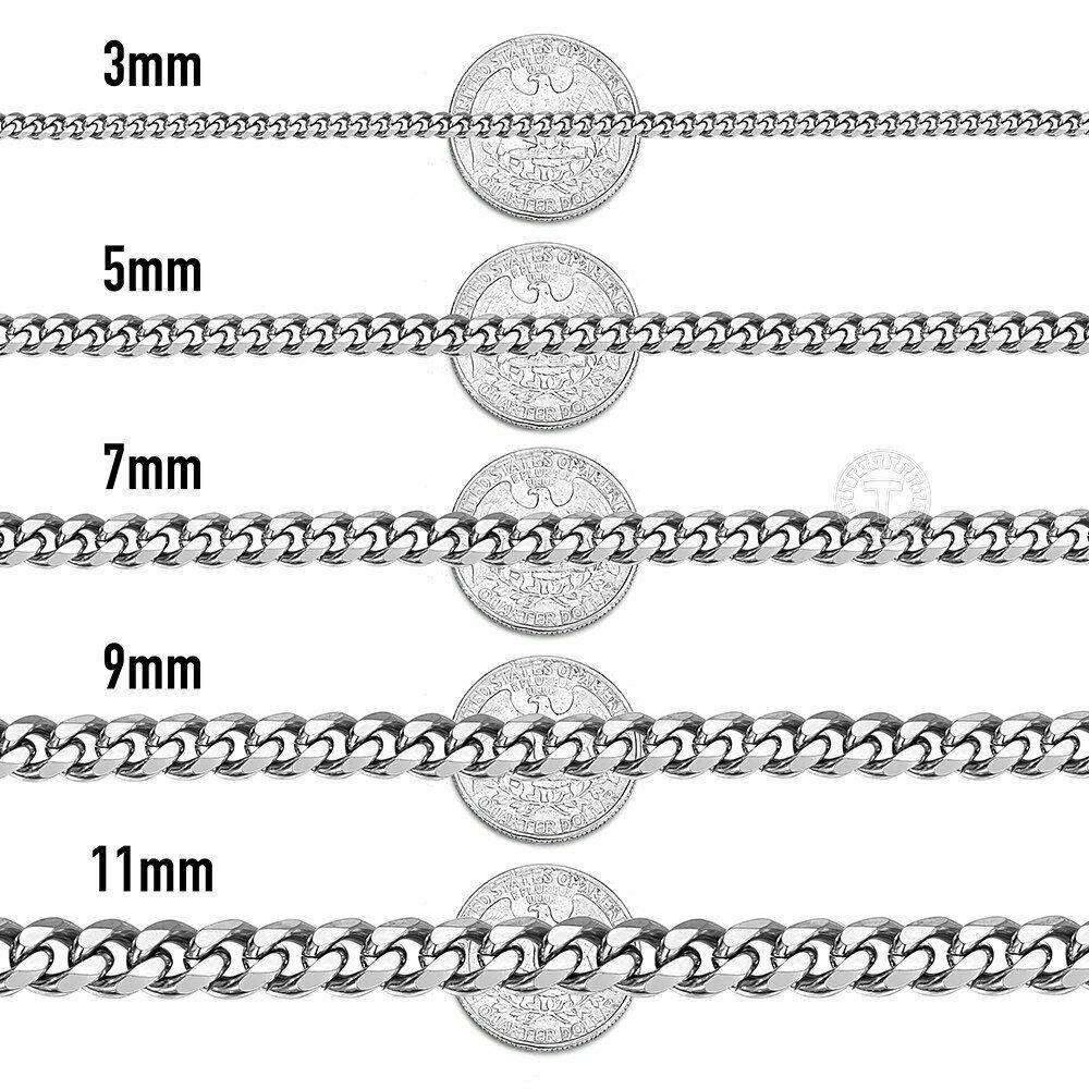 Collar de cadena - plata - 45 cm