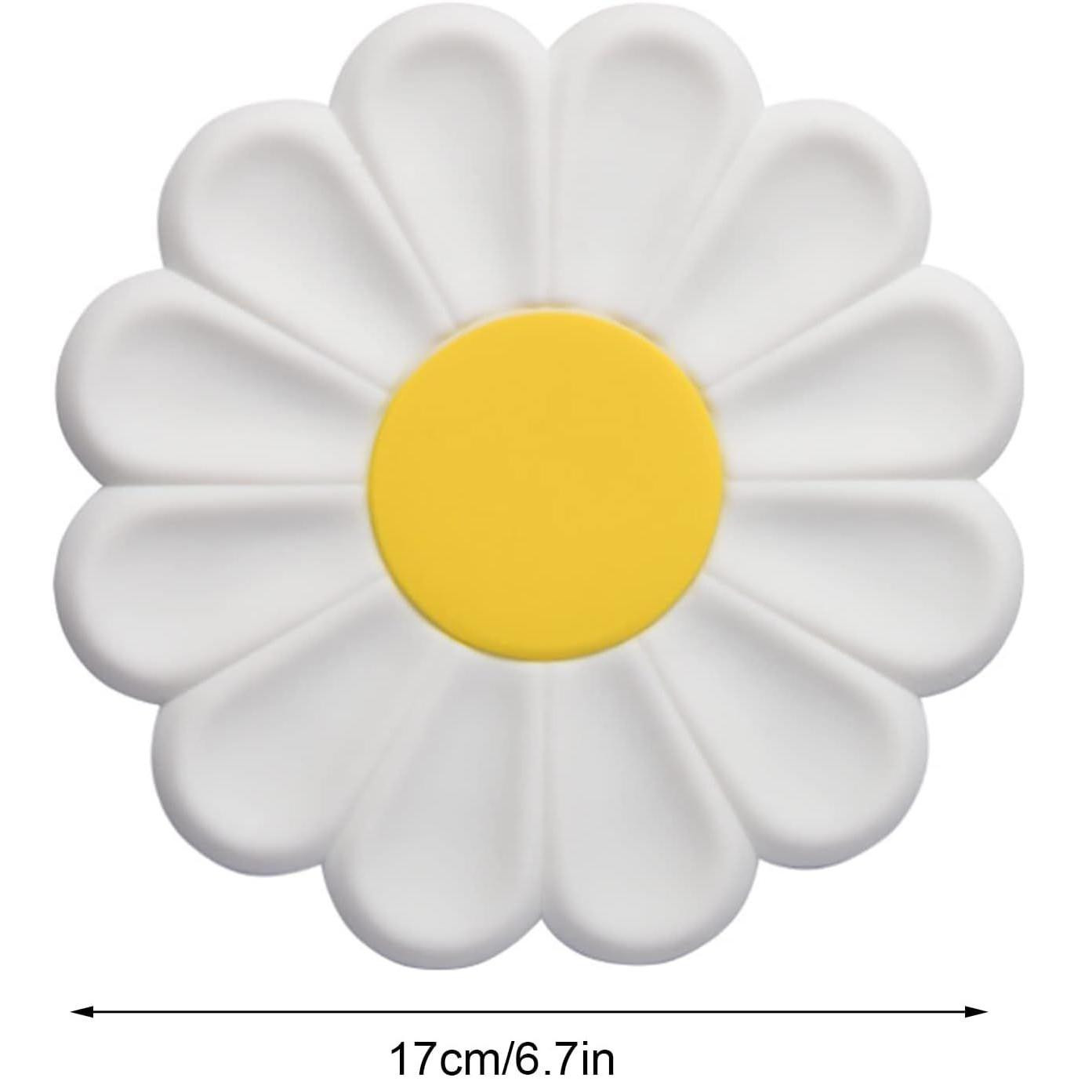 Cute table wallpaper - silicone - flower - white