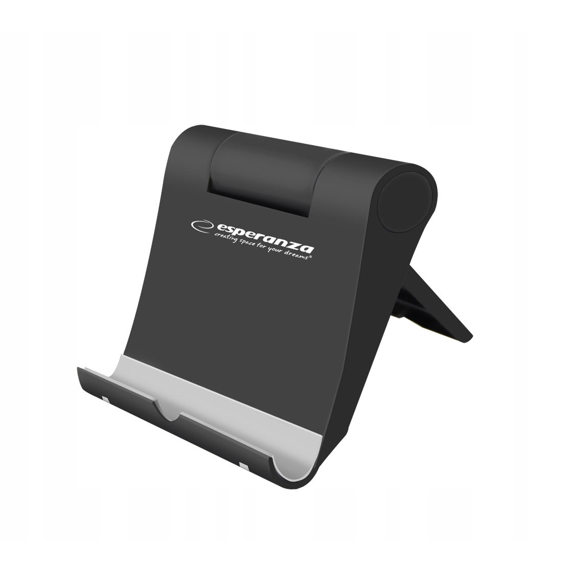 Supporto da tavolo per cellulare e tablet - nero