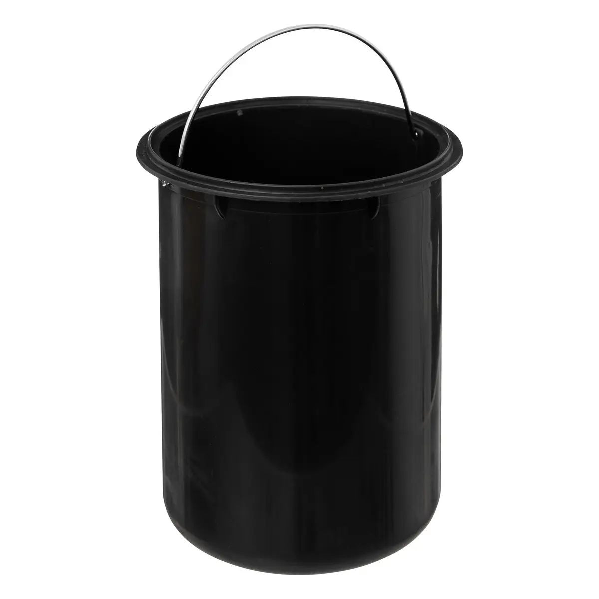 Papierkorb mit Pedal - Schwarz