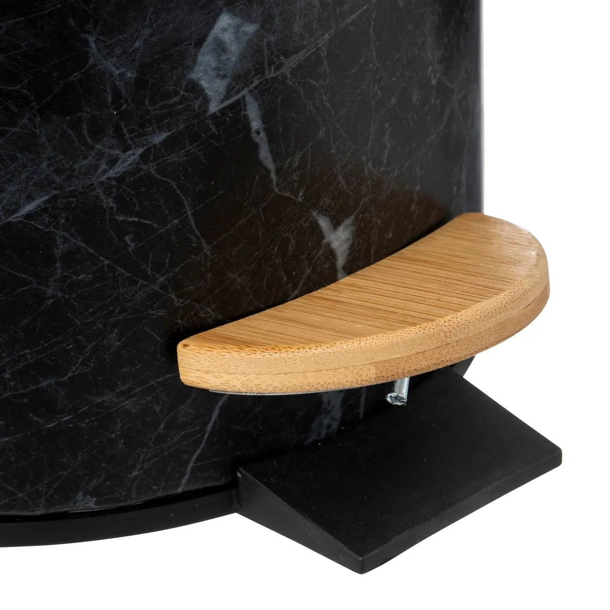 Papierkorb mit Pedal - Schwarz