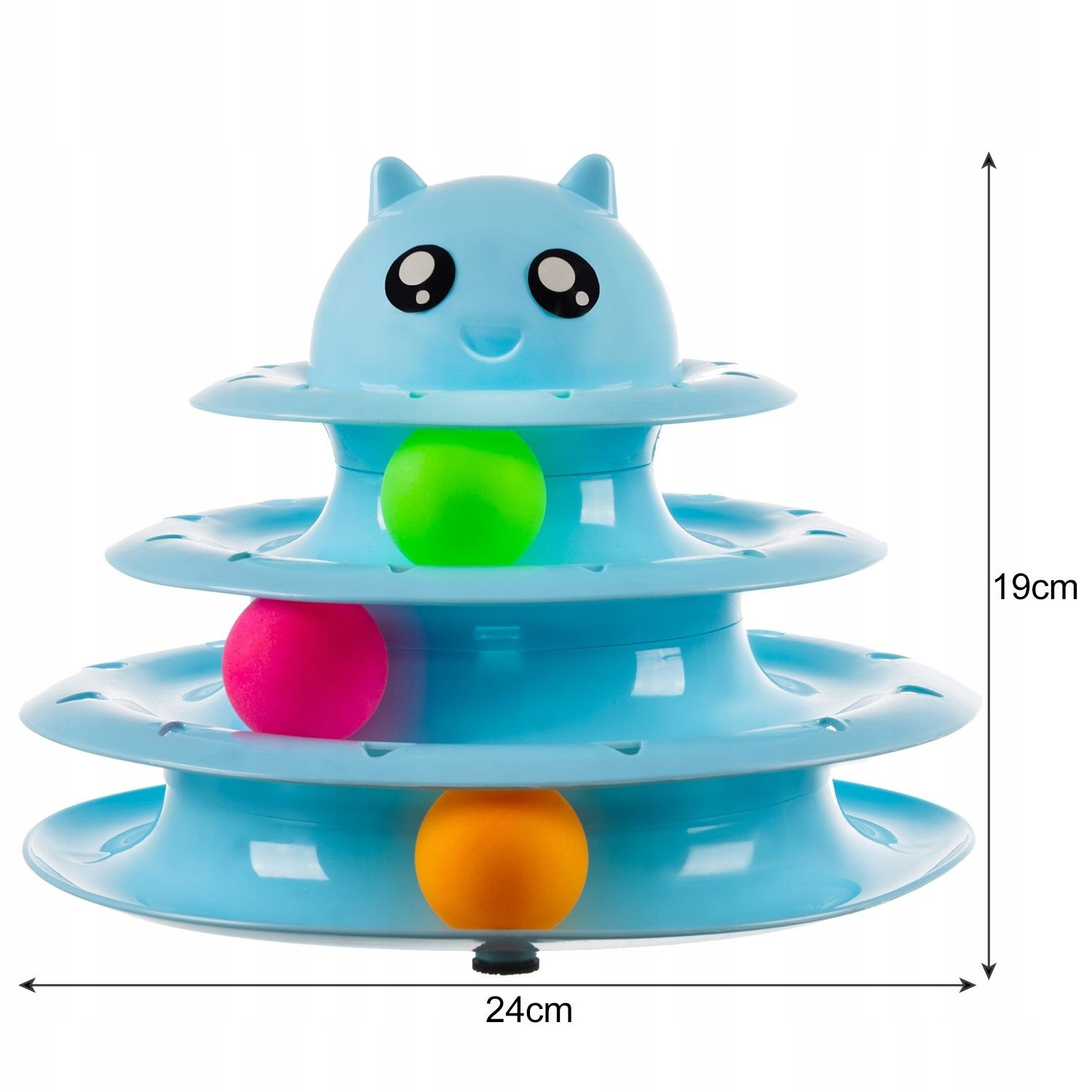 Cat toy - Tower - Blue