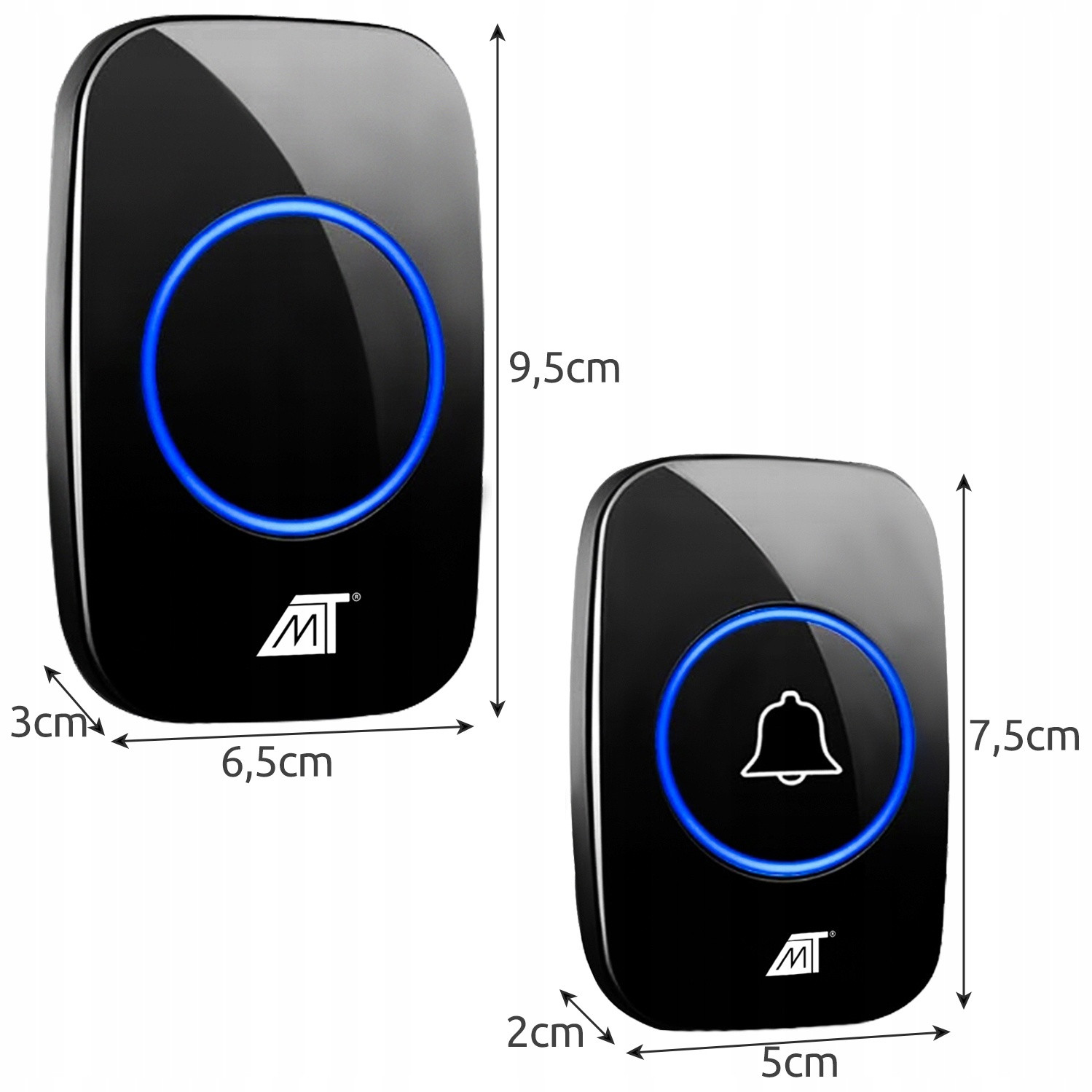 Wireless bell - 60 different sounds - 110 dB