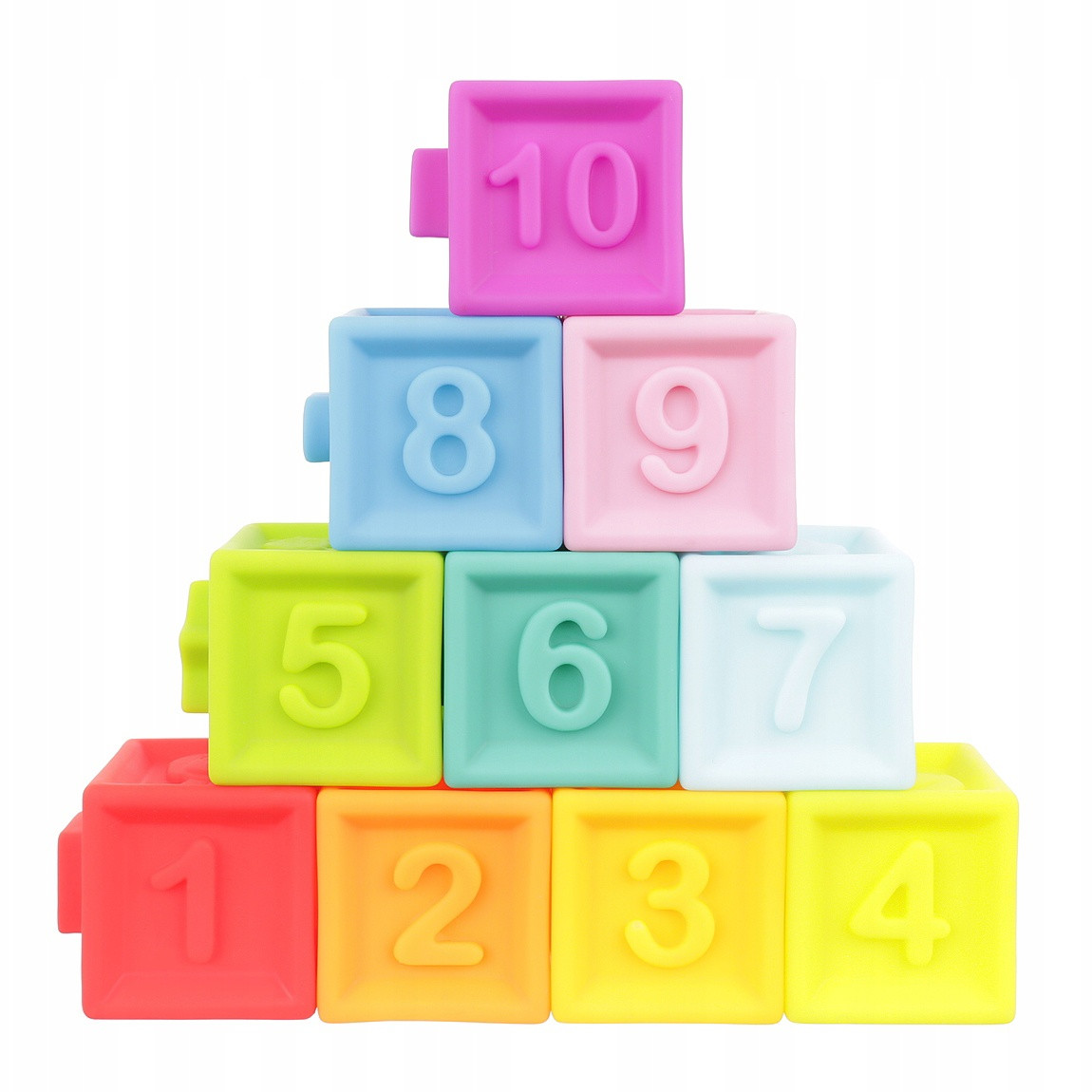 Blocs numériques souples - caoutchouc - 10 pcs