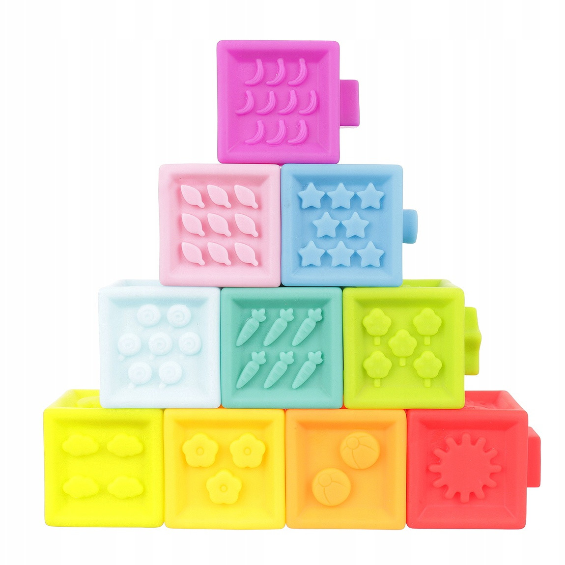 Blocs numériques souples - caoutchouc - 10 pcs