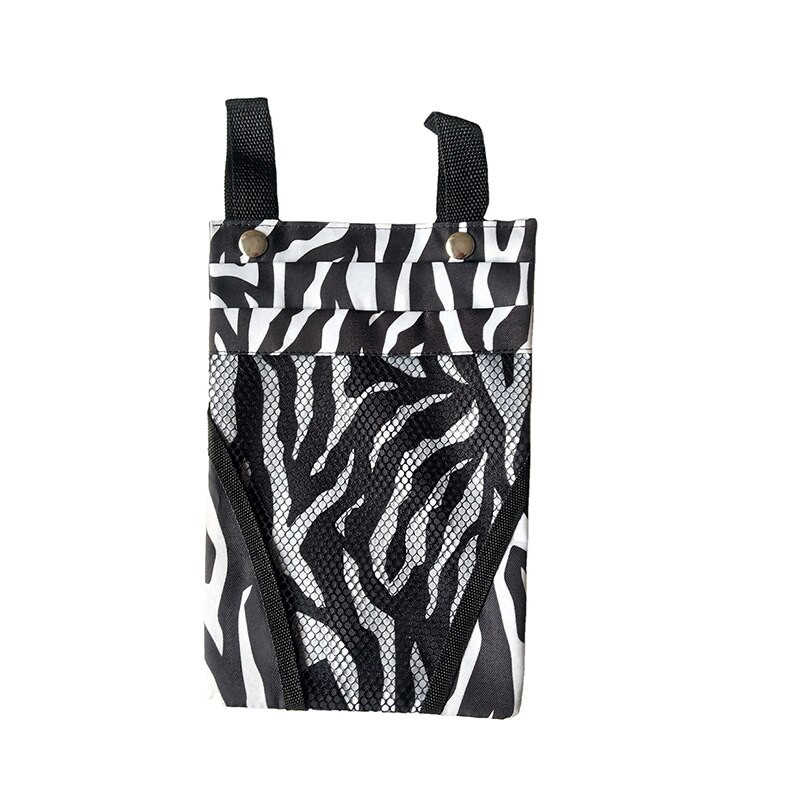 Water resistant bag for bicycle boards - zebra pattern