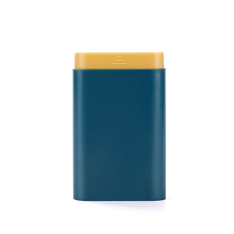 Tablettenspender aus Kunststoff - blau