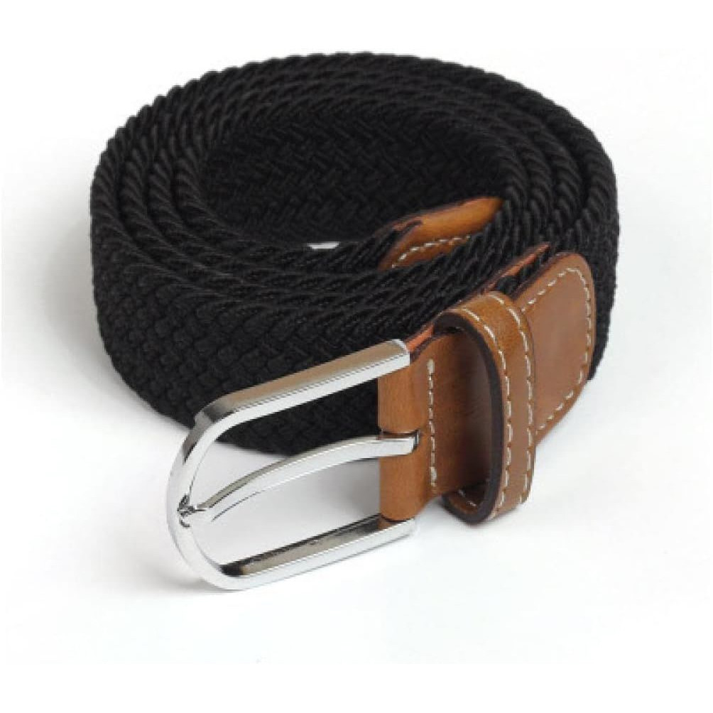 Braided Square - Black - Unisex - 105 cm