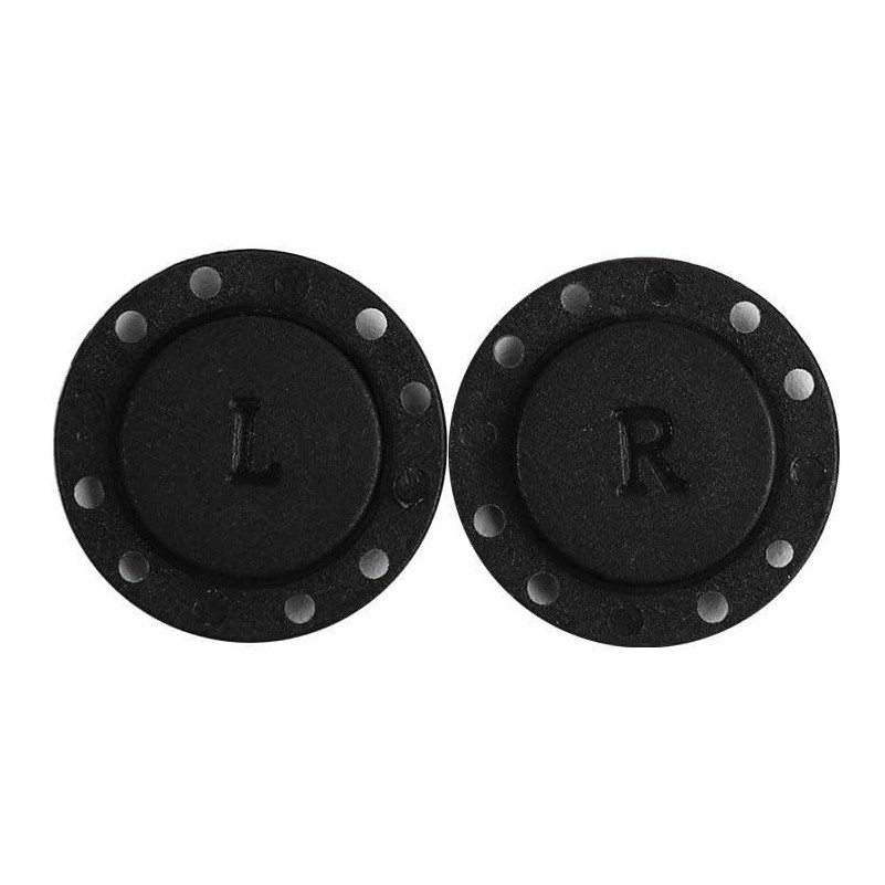 Bottone magnetico - nero - 22 mm