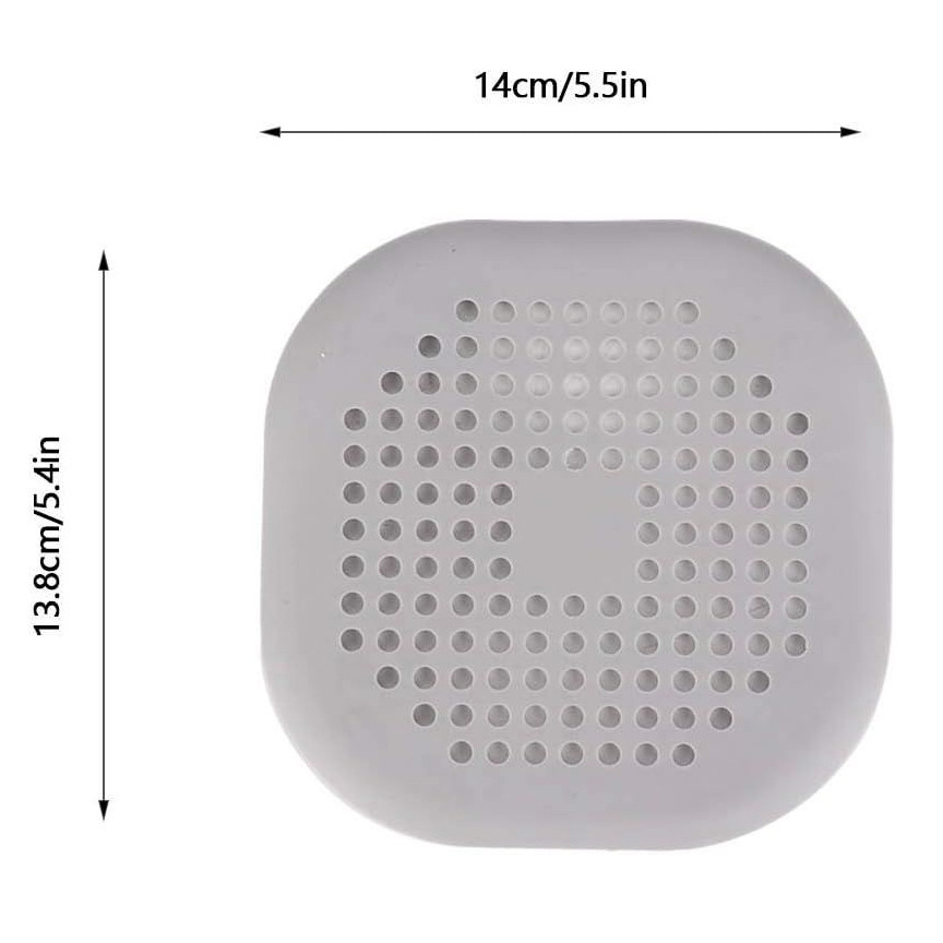 Silicone drainage strainer - gray