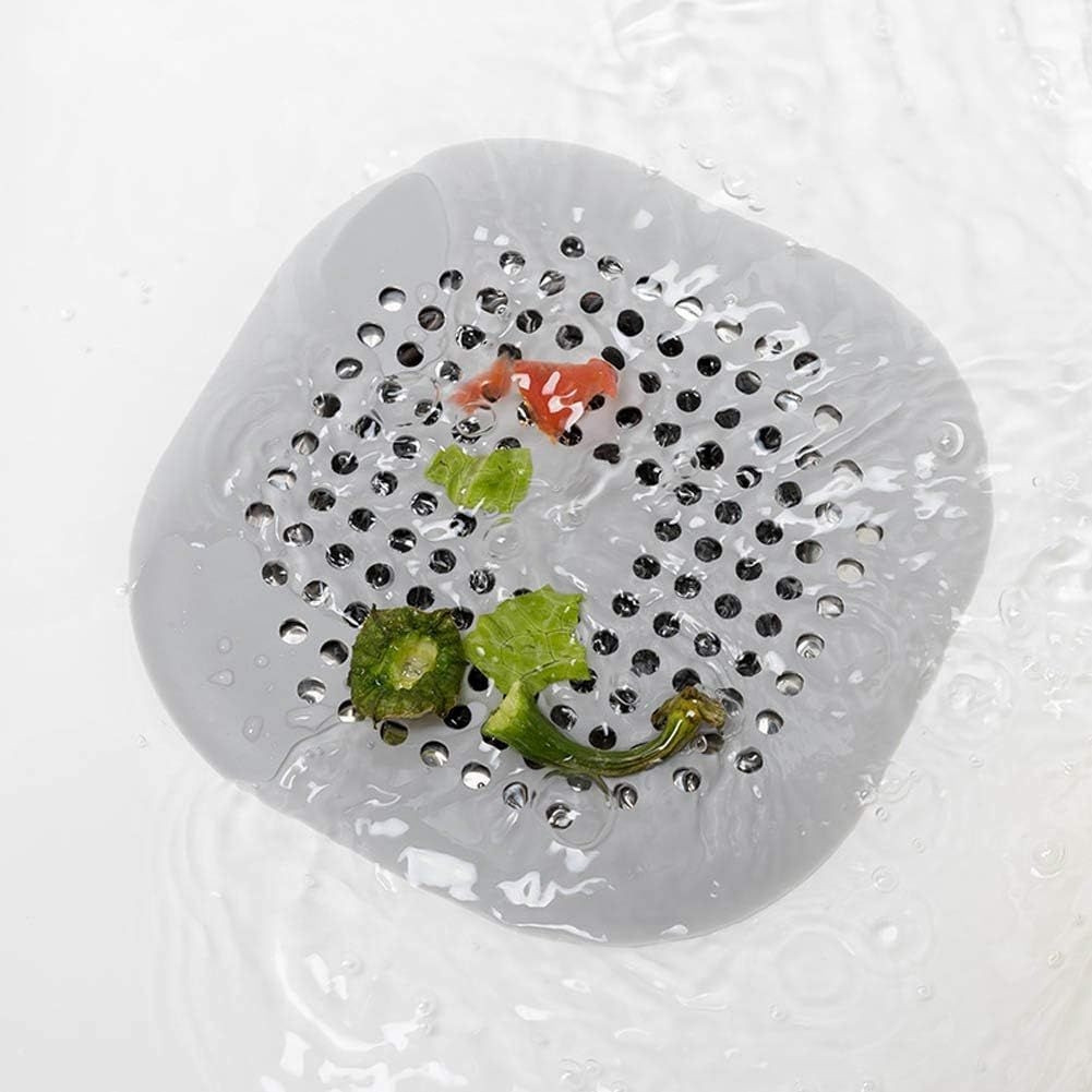 Silicone drainage strainer - gray